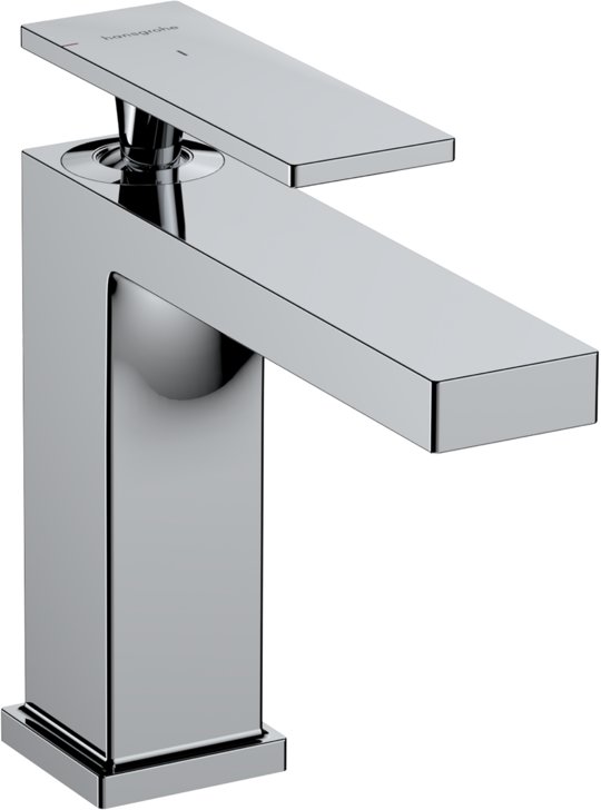 Змішувач для раковини з донним клапаном pop-up Hansgrohe Tecturis E 110 CoolStart EcoSmart+, хром (73014000) Для раковини Хром
