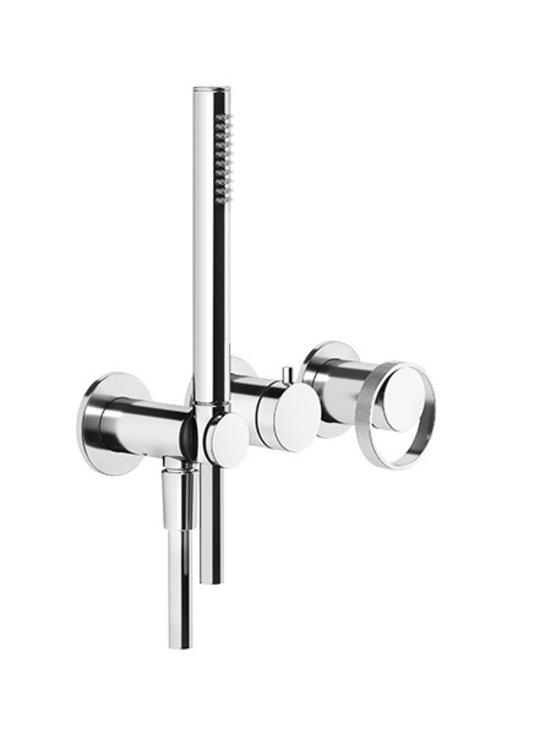 Змішувач для ванни Gessi Anello (63345-031) Для ванни, Для душа Хром