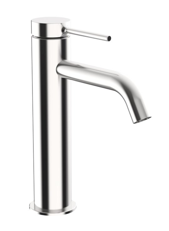 Смеситель для раковины GRB Time XL Male, с донным клапаном, нержавеющая сталь PVD (47531493) Для раковины Нерж. сталь