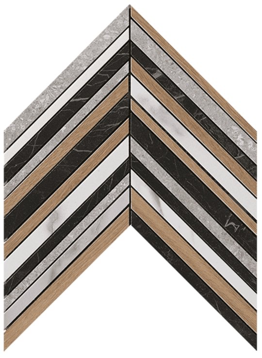 Мозаика Fap Roma Diamond Mosaico Spinato 25,5*29,5 (fNJO) FAP Ceramiche Для кухни, Для общественных помещений, Для жилых помещений, Для ванной