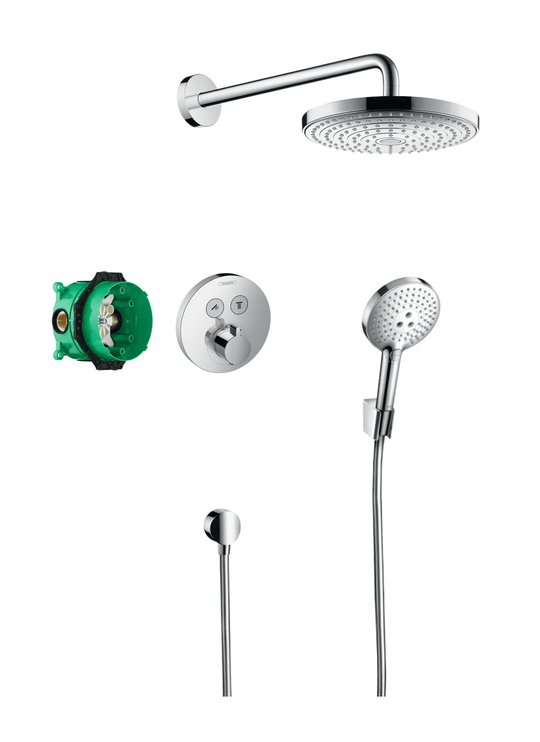 Душовий комплект Hansgrohe Raindance Select s (27297000) Душові комплекти (системи) Хром