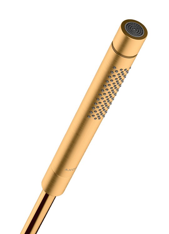 Ручной душ Axor MyEdition 2-х функциональный, Brushed Gold Optic (28532250) Ручные души (лейки) Золото