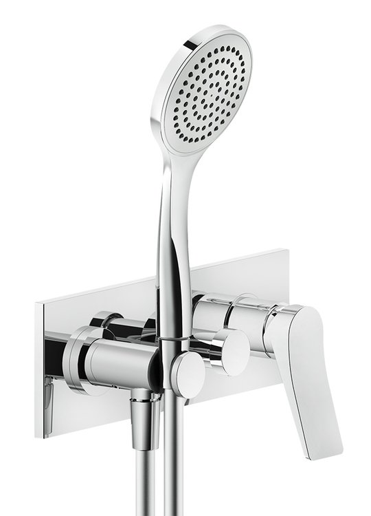 Смеситель для ванны Gessi Rilievo (59140-031) Для ванны, Для душа Хром