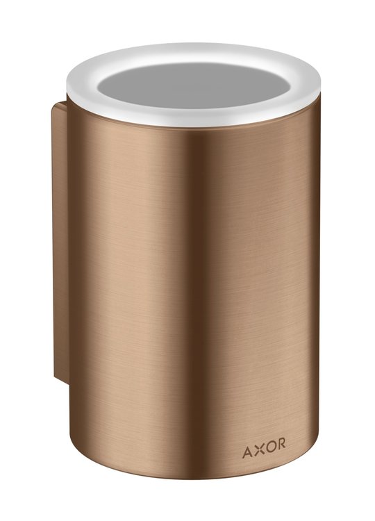 Стакан для зубних щіток Axor Universal Circular, Brushed Red Gold (42804310) Склянки для зубних щіток Axor