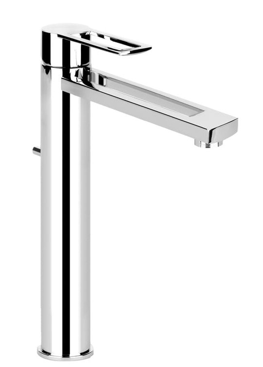 Змішувач для раковини Gessi Riflessi TRASPARENZE (34204-031) Для раковини Хром