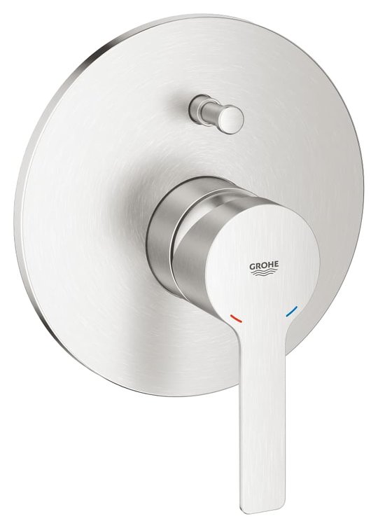 Змішувач для ванни Grohe Lineare (19297dc1) Для ванни, Для душа Нерж. сталь
