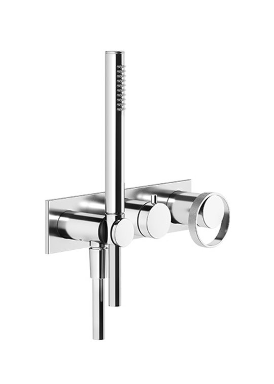 Смеситель для ванны Gessi Anello (63343-031) Для ванны, Для душа Хром