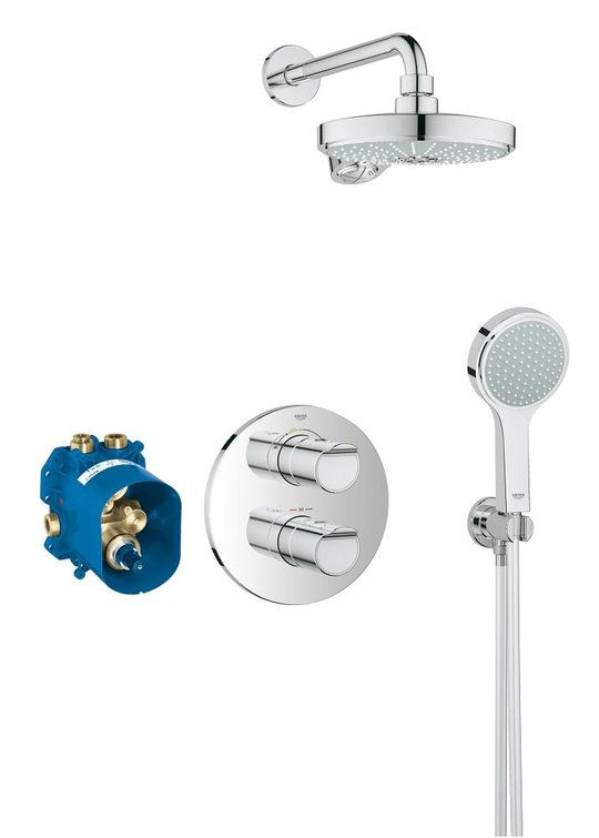Душовий комплект Grohe Grohtherm 2000 NEW (34283001) Душові комплекти (системи) Хром