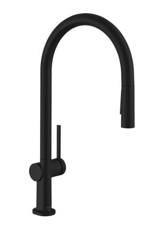 Смеситель для кухни Hansgrohe Talis M54 черный матовый (72801670) Для кухни Черный, Черный матовый