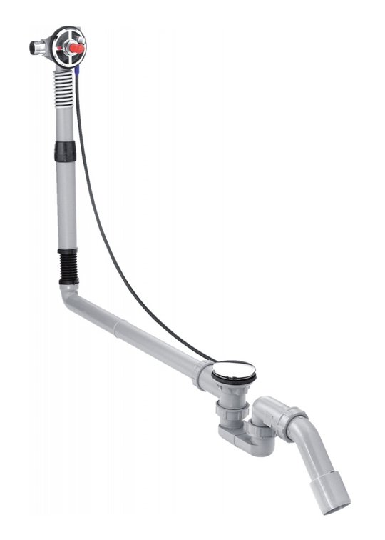 Слив-перелив для ванн Hansgrohe Exafill S (58116180) Для ванн Скрытая часть