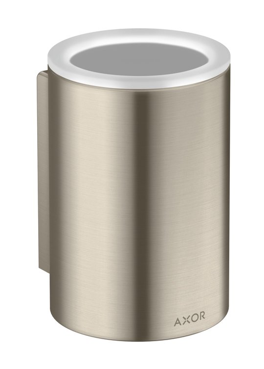 Стакан для зубных щеток Axor Universal Circular, Brushed Nickel (42804820) Стаканы для зубных щеток Axor