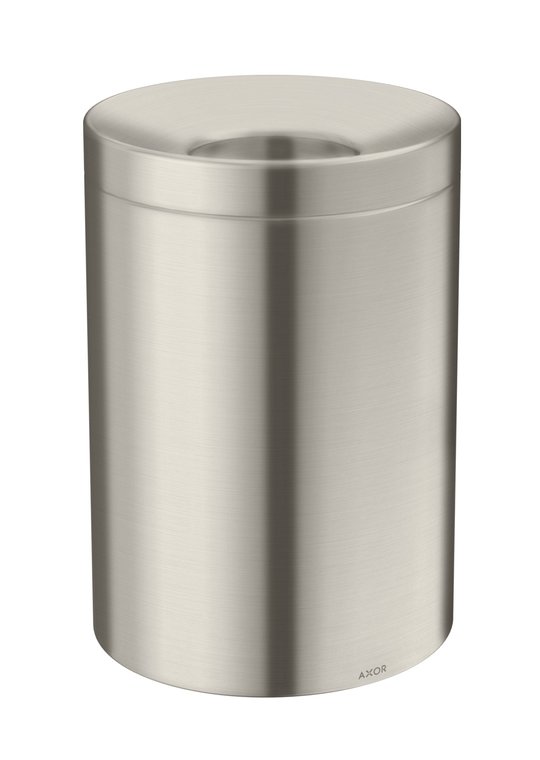 Відро для сміття Axor Universal Circular, Stainless Steel Optic (42872800) Сміттєві відра Axor