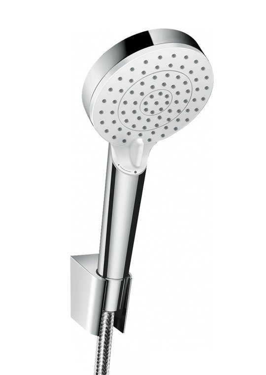 Душовий набір Hansgrohe Crometta Vario EcoSmart, шланг 1.6 м (26694400) Душові набори Хром-білий