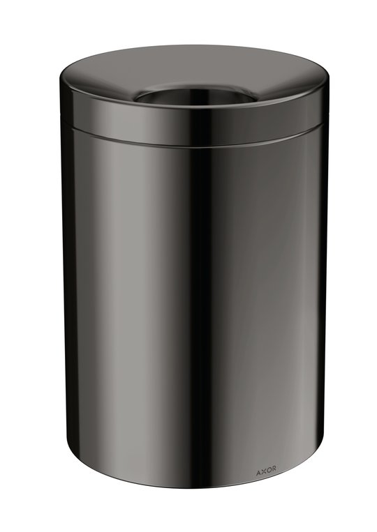 Мусорное ведерко Axor Universal Circular, Polished Black Chrome (42872330) Мусорные ведерки Axor