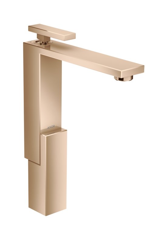 Смеситель для раковины Axor Edge, Polished Red Gold (46030300) Для раковины Красное золото