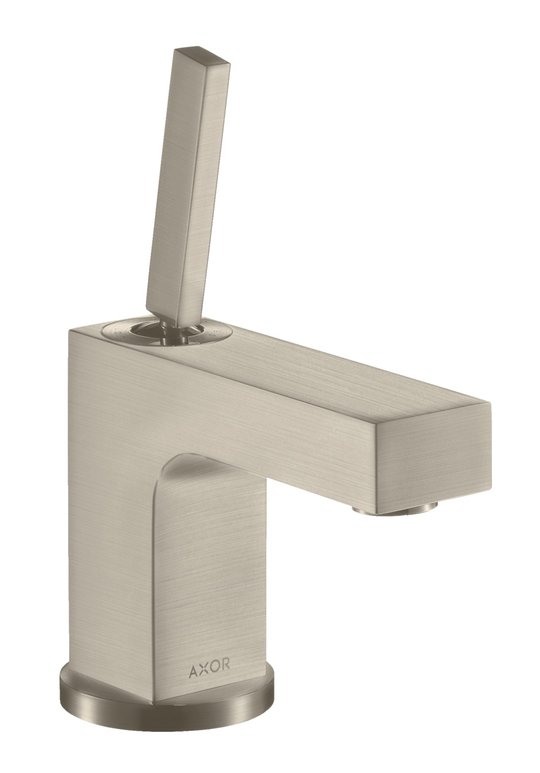 Смеситель для раковины 80 мм Axor Citterio, Brushed Nickel (39015820) Для раковины Никель