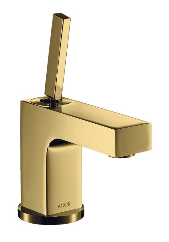 Смеситель для раковины 80 мм Axor Citterio, Polished Gold Optic (39015990) Для раковины Золото