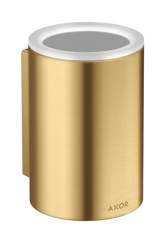 Стакан для зубных щеток Axor Universal Circular, Brushed Gold Optic (42804250) Стаканы для зубных щеток Axor