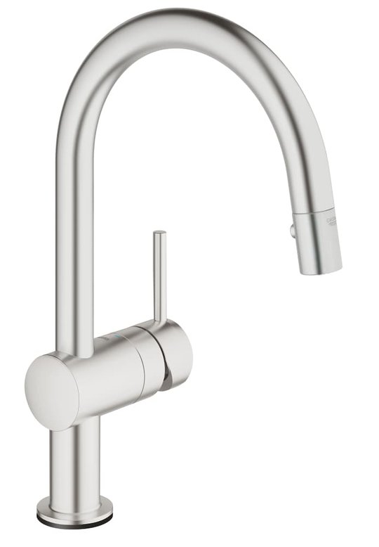 Сенсорний змішувач для кухні Grohe Minta Touch (31358DC1) Для кухні Нерж. сталь