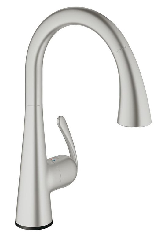 Сенсорний змішувач для кухні Grohe Zedra Touch (30219DC0) Для кухні Нерж. сталь