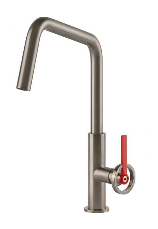 Смеситель для кухни Gessi Kitchen OFFICINE, нержавеющая сталь (60201-149) Для кухни Нерж. сталь