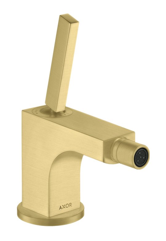 Смеситель для биде Axor Citterio, Brushed Brass (39210950) Для биде Латунь