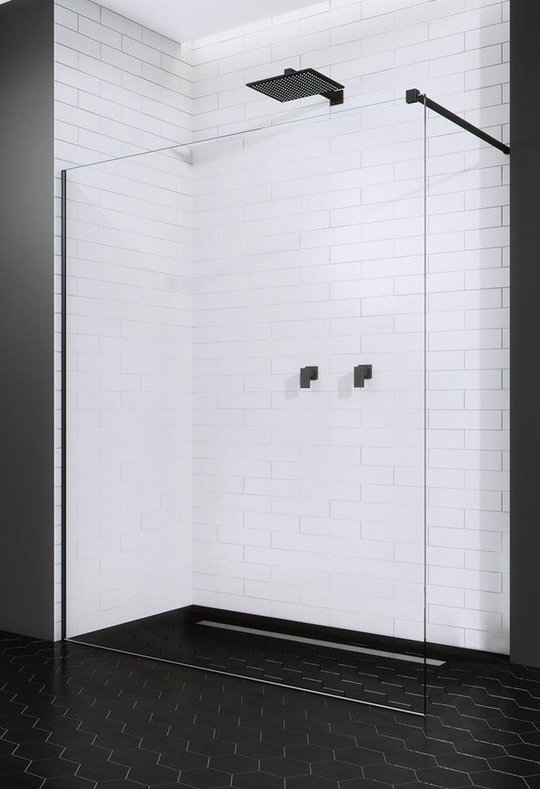 Душевая перегородка Radaway Modo X Black II 50 см (389254-54-01) walk-in Прозоре