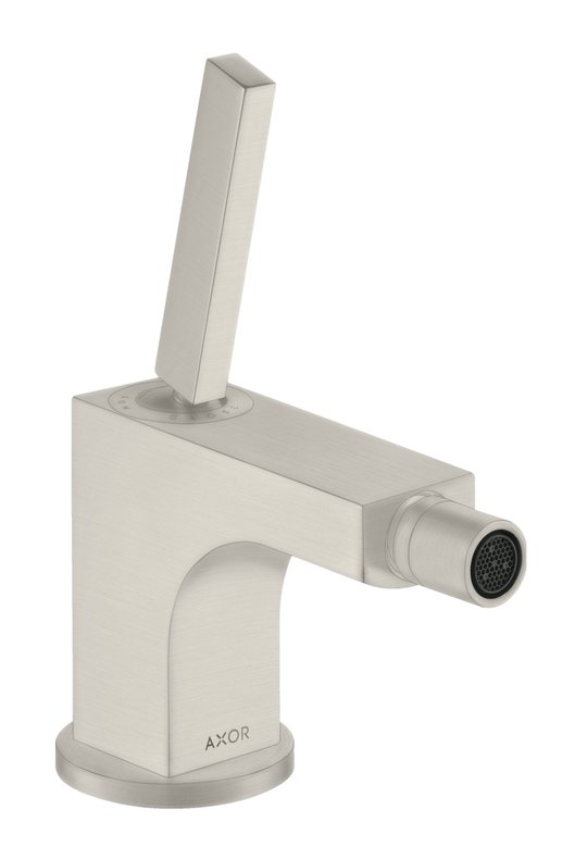 Змішувач для біде Axor Citterio, Stainless Steel Optic (39210800) Для біде Нерж. сталь