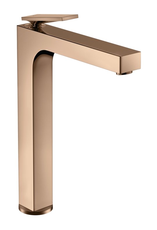 Смеситель для раковины 280 мм Axor Citterio, Polished Red Gold (39021300) Для раковины Красное золото