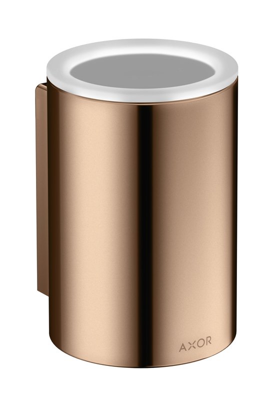 Стакан для зубных щеток Axor Universal Circular, Polished Red Gold (42804300) Стаканы для зубных щеток Axor