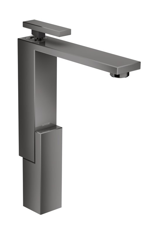 Смеситель для раковины Axor Edge, Polished Black Chrome (46030330) Для раковины Черный глянцевый 