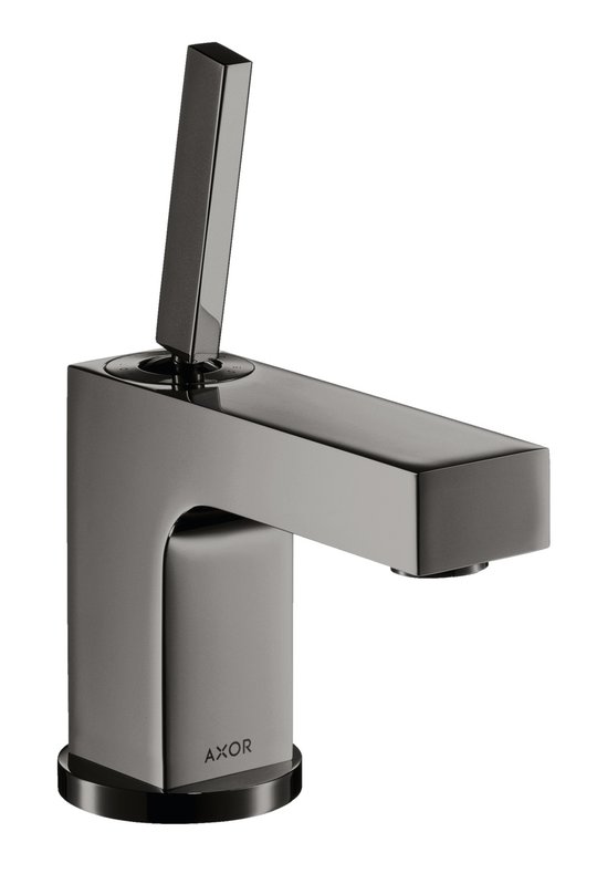 Смеситель для раковины 80 мм Axor Citterio, Polished Black Chrome (39015330) Для раковины Черный