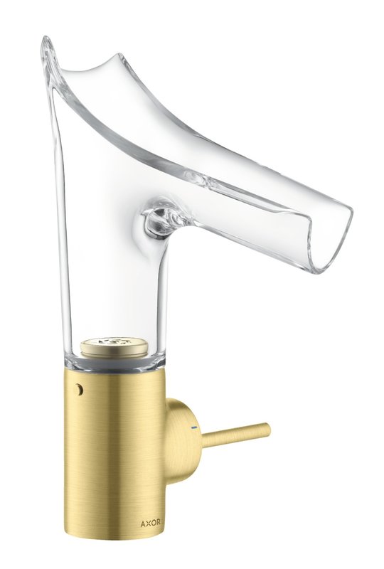 Змішувач для раковини Axor Starck V, Brushed Brass (12112950) Для раковини Латунь