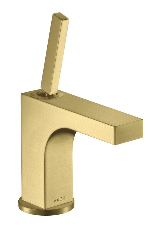 Змішувач для раковини 90 мм Axor Citterio, Brushed Brass (39035950) Для раковини Латунь