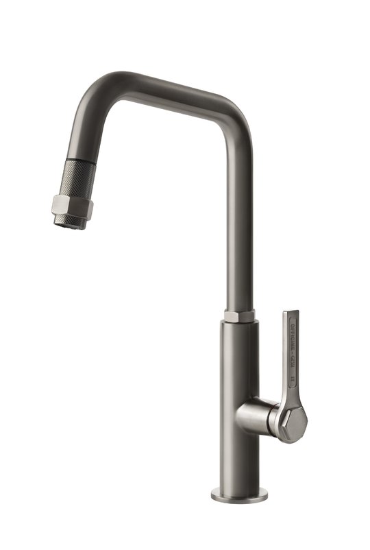 Смеситель для кухни Gessi Kitchen OFFICINE, сталь (60053-149) Для кухни Нерж. сталь