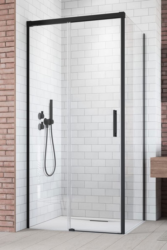 Душевая кабина Radaway Idea Black KDJ 120Lx90R (387042-54-01L+387050-54-01R) Прямокутні Прозоре