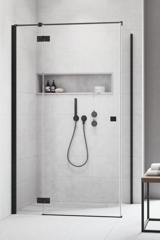 Душевая кабина Radaway Essenza New Black KDJ 110Lx80 (385041-54-01L+384051-54-01) Прямокутні Прозоре