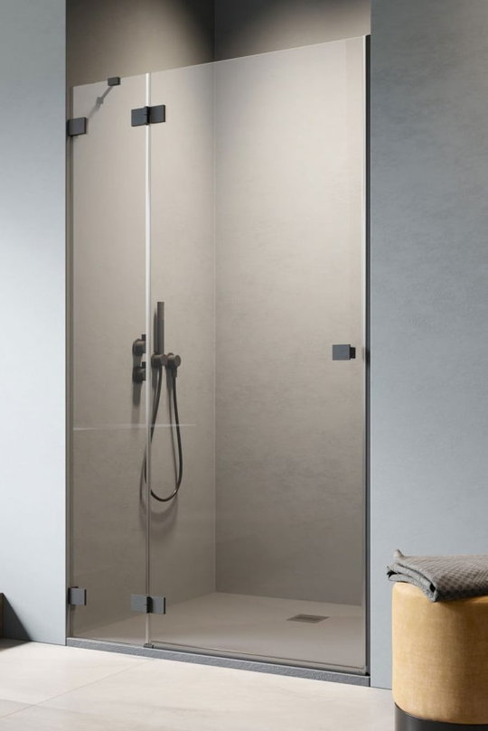 Душевая дверь Radaway Essenza Pro Black DWJ 120 L (10099120-54-01L) двери Распашные наружу тон стекла Прозрачное 