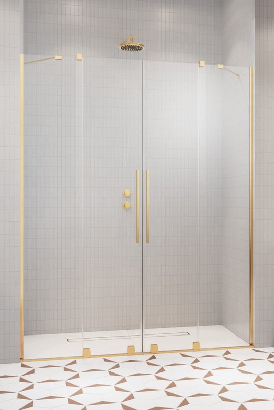 Душевая дверь Radaway Furo Gold DWD 140 (10108388-09-01+10111342-01-01) двери Розсувні тон стекла Прозоре 