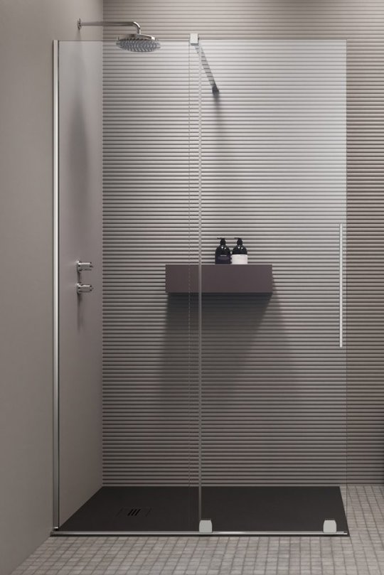 Душевая перегородка Radaway Furo Walk-in 130L (10106688-01-01L+10110644-01-01) walk-in Прозрачное