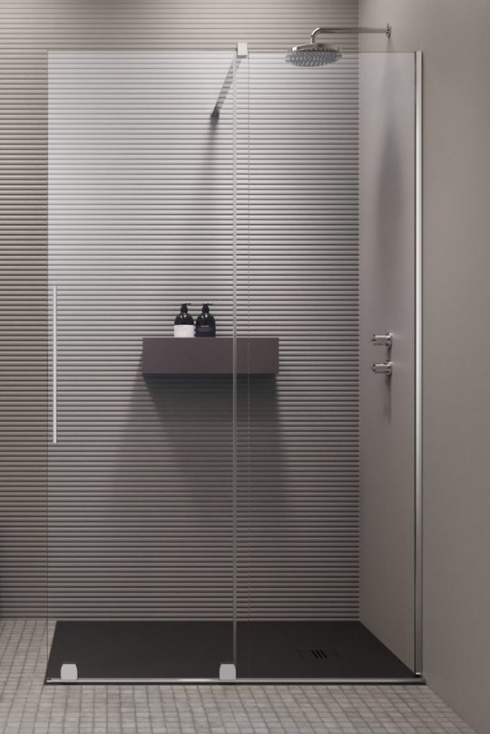 Душевая перегородка Radaway Furo Walk-in 120R (10106638-01-01R+10110594-01-01) walk-in Прозрачное
