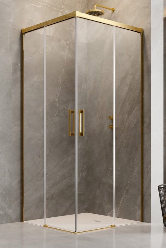 Душевая кабина Radaway Idea Gold KDD 100Lx100R (387062-09-01L+387062-09-01R) Квадратные Прозрачное