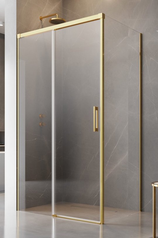 Душевая кабина Radaway Idea Gold KDJ 140Lx70R (387044-09-01L+387048-09-01R) Прямоугольные Прозрачное