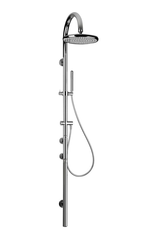 Душевая система Gessi Goccia (33973-031) Душевые стойки Хром