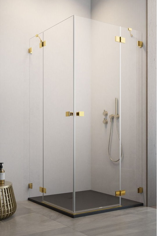 Душевая кабина Radaway Essenza Pro Gold KDD 90Lx80R (10096090-09-01L+10096080-09-01R) Прямокутні Прозоре