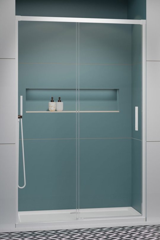 Душевая дверь Radaway Idea White DWJ 130L (387017-04-01L) двери Раздвижные тон стекла Прозрачное 