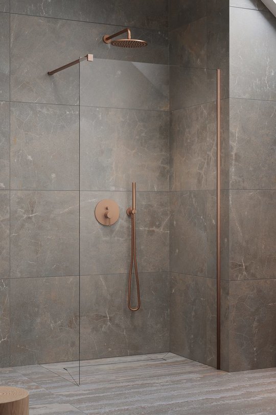 Душевая перегородка Radaway Modo New Brushed Copper II 60 см (389064-93-01) walk-in Прозоре