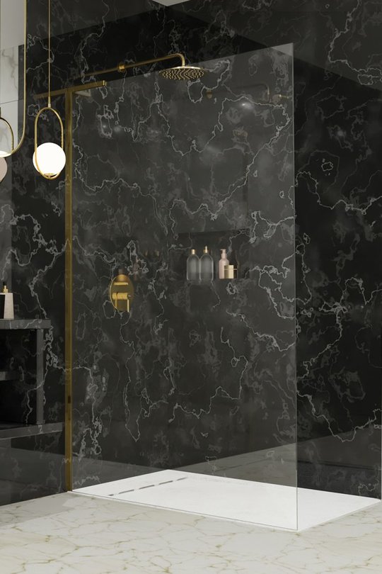 Душевая перегородка Radaway Modo SL Gold II 55 см (10319055-09-01L) walk-in Прозрачное