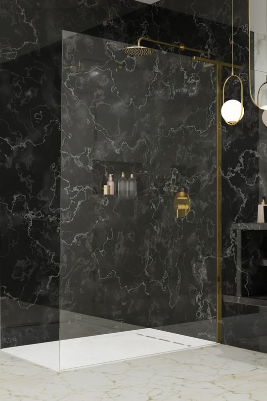 Душевая перегородка Radaway Modo SL Gold II 110 см (10319114-09-01R) walk-in Прозрачное