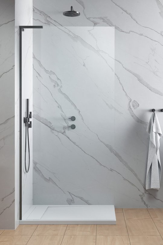 Душевая перегородка Radaway Modo SL Brushed GunMetal II 100 см (10319104-92-01L) walk-in Прозрачное